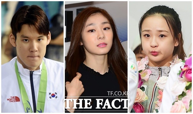 박태환, 김연아, 손연재가 최순실 게이트 관련 사실들로 피해를 입고 있다./더팩트DB