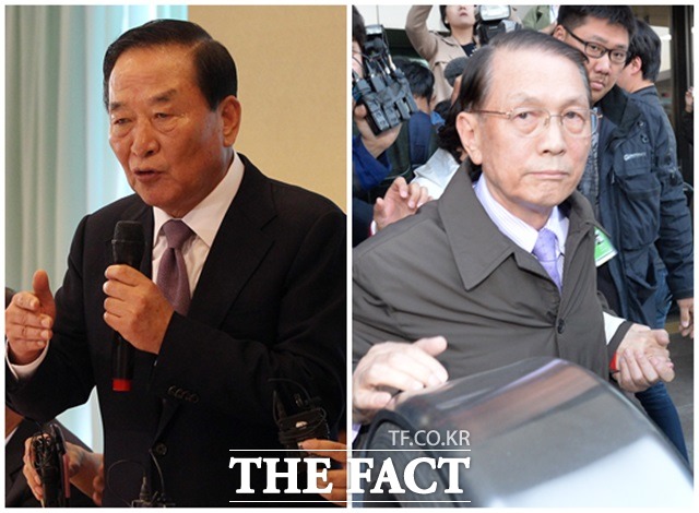 서청원 김기춘 정치 공작 의혹. 서청원(왼쪽) 새누리당 의원이 막후 정치를 편 의혹이 22일 제기했으며, 같은 날 김기춘 전 청와대 비서실장이 국정 농단 의혹을 받는 최순실 씨와 연관될 가능성도 불거졌다./더팩트DB