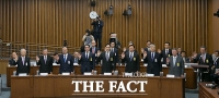 [TF포토] '최순실 게이트' 국조…증인 선서하는 재벌 총수