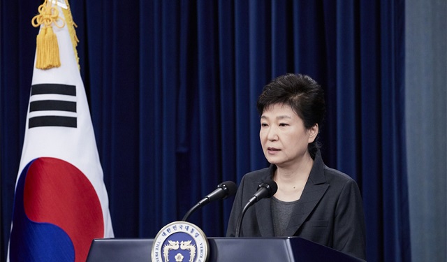 박근혜 대통령 탄핵소추안 표결 당일인 9일, 국민의 81%가 탄핵에 찬성하는 것으로 나타났다. /사진=청와대