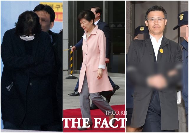 판도라의 상자로까지 불린 정호성(47) 전 청와대 부속비서관의 휴대전화 녹취 파일이 공개됐다. 세간에 10초만 들어도 촛불이 횃불이 될 것으로 알려진 그 녹취 파일로 최순실, 박근혜 대통령, 정호성(왼쪽부터) 전 비서관 등의 통화내용이 담겼다. /더팩트DB