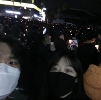  7차 촛불집회, 설리♥최자 커플도 참석 '인증샷도 공개'