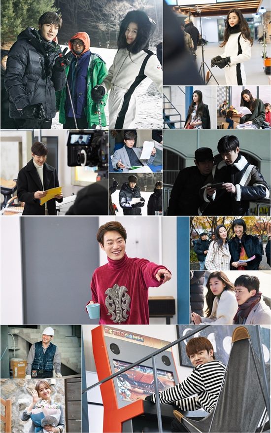 푸른 바다의 전설 배우들의 촬영 현장 사진이 공개됐다. /문화창고, 스튜디오 드래곤 제공