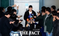 [TF포토] '쇼트코스 3관왕' 박태환…얼굴에 화색 가득한 귀국