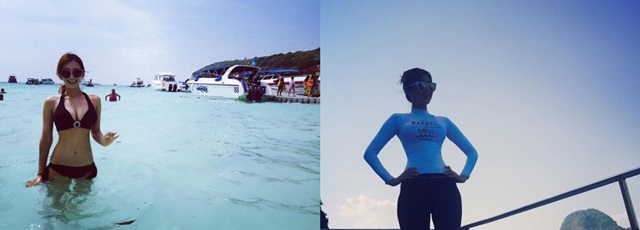 홍민정 아나운서 몸매. 홍 아나운서는 콜라병 몸매를 자랑했다. /홍민정 인스타그램