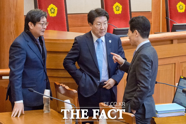 9차 변론기일 참석한 권성동 탄핵소추위원장