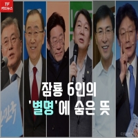  [TF카드뉴스] 기름장어·불독·엑소, 잠룡 6인의 '별명'에 숨은 뜻