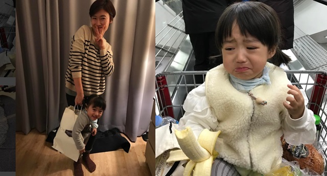 김미려와 딸 모아. 개그맨 김미려가 딸 모아 양의 근황을 공개했다. /김미려 인스타그램