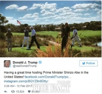  [TF프리즘] 트럼프와 아베의 라운드, 골프는 효과적인 외교 수단일까?