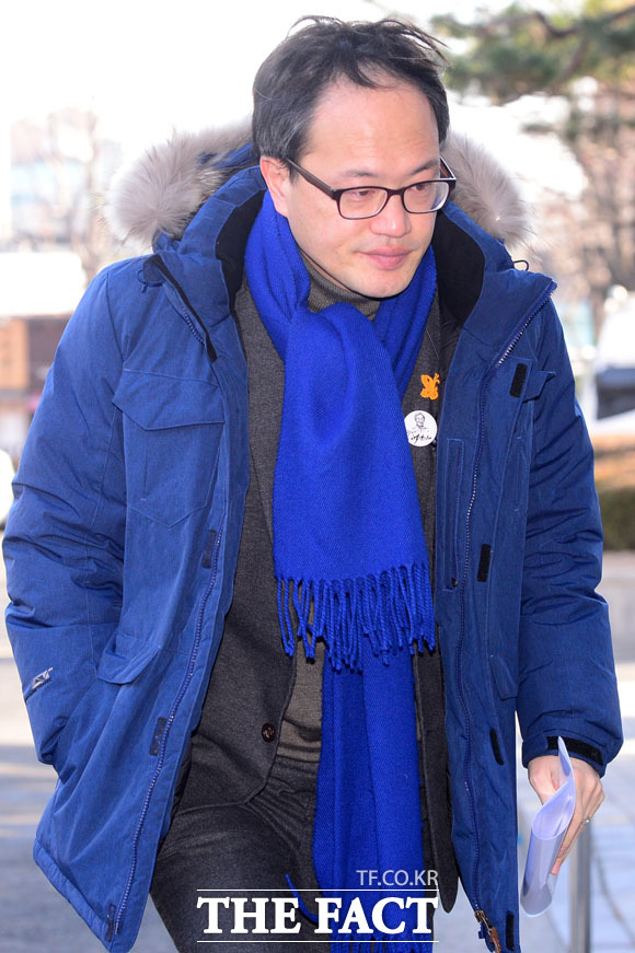 대심판정 향하는 탄핵소추위원, 박주민 더불어민주당 의원