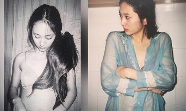 크리스탈 속옷 논란이 불거진 가운데 크리스탈과 김준원의 아트 컬래버레이션이 오는 26일까지 전시된다. /설리 인스타