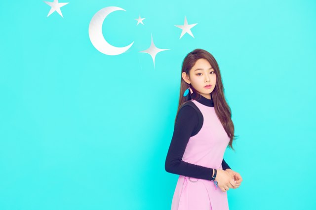 그룹 구구단 멤버 미나. 그룹 구구단은 28일 두 번째 미니앨범 나르시스 발매 기념 쇼케이스를 열었다. /젤리피쉬엔터테인먼트 제공