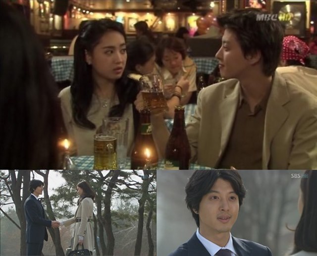 배우 이동건은 MBC 고무신 거꾸로 신은 이유에 대한 상상, SBS 스타의 연인에서 각각 김민정, 차예련과 호흡을 맞췄다. /MBC 고무신 거꾸로 신은 이유에 대한 상상, SBS 스타의 연인 방송 캡처