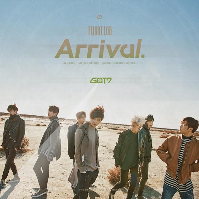 플라이트 로그 : 어라이벌 재킷. 그룹 갓세븐은 13일 정오 새 미니앨범을 발표했다. /JYP엔터테인먼트 제공