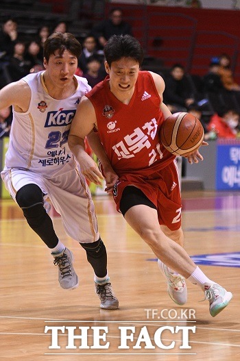 22일 오리온-KCC전. /KBL 제공