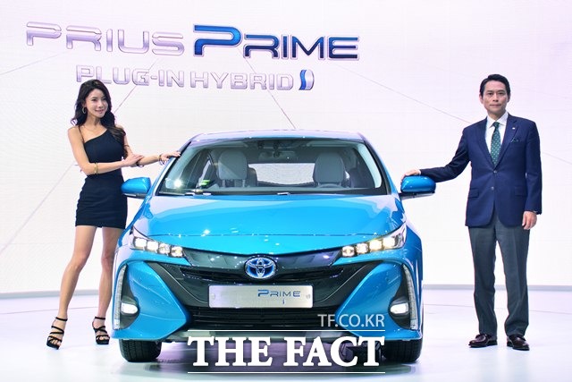 토요타의 플러그 인 하이브리드 프리우스 프라임 공개. /진영석 기자