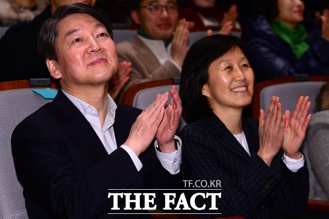 안 후보 측은 김 교수에 대한 의혹에 문제없다는 반응을 보인 바 있다. /남윤호 기자