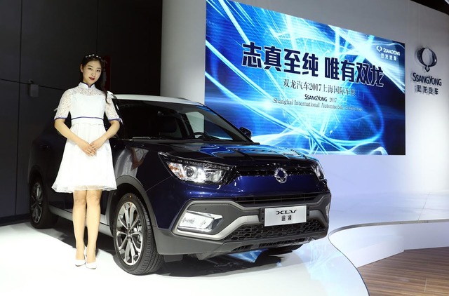 쌍용자동차가 2017 상하이모터쇼에서 티볼리 에어 디젤 모델을 중국에 처음으로 공개해 소형 SUV 시장 공략을 본격화한다고 19일 밝혔다. /쌍용자동차 제공