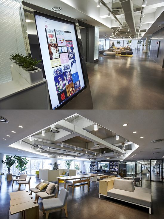 SM엔터테인먼트 커뮤니케이션 센터 2층은 접견실과 직원 휴게실로 구성돼 있다. /SM엔터테인먼트 제공