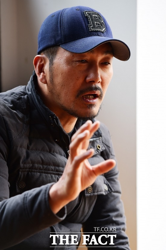 배우 김영호. 김영호는 지난달 28일 경기 김포시 김포한강로 베이킹 고스트에서 더팩트와 인터뷰를 했다. /배정한 기자