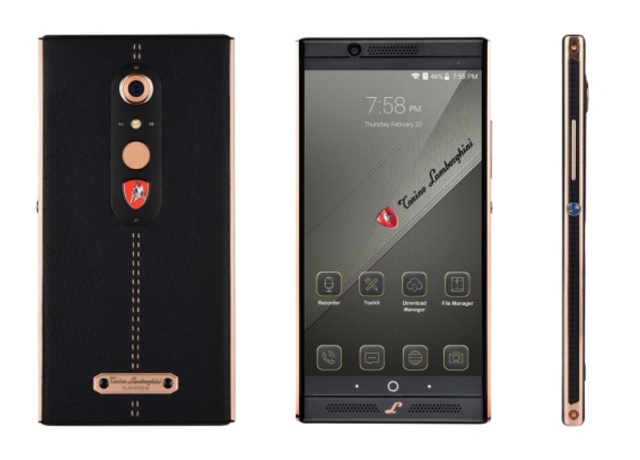 슈퍼카 람보르기니의 디자인 철학을 계승한 프리미엄 스마트폰 알파원이 오는 18일 한국에 출시된다. /다산네트웍스 제공