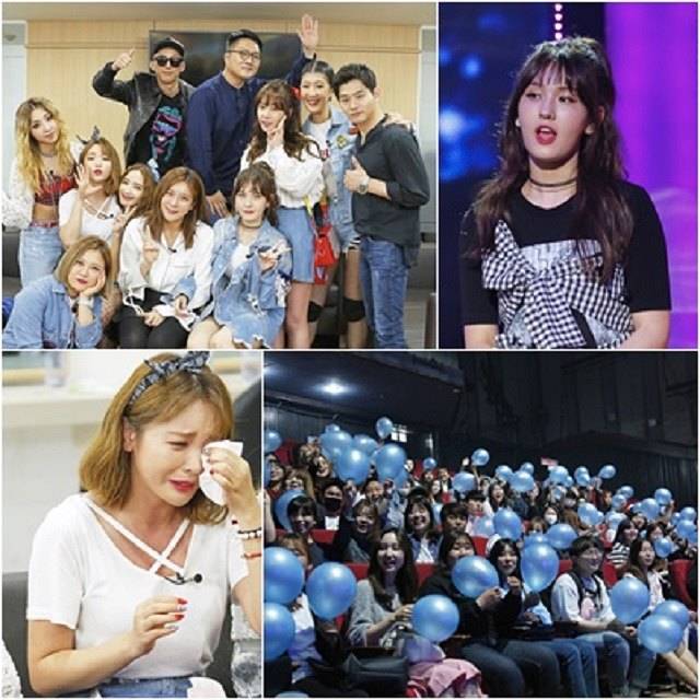 언니들의 슬램덩크2 현장 스틸. 19일 방송되는 KBS2 예능 프로그램 언니들의 슬램덩크2에서는 언니쓰의 뮤직뱅크 출연 이야기가 그려진다. /KBS 제공