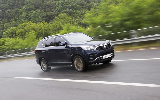 쌍용차가 8일 일산 엠블호텔 고양에서 지난달 1일 출시한 G4 렉스턴 미디어 시승 행사를 가졌다. /쌍용차 제공