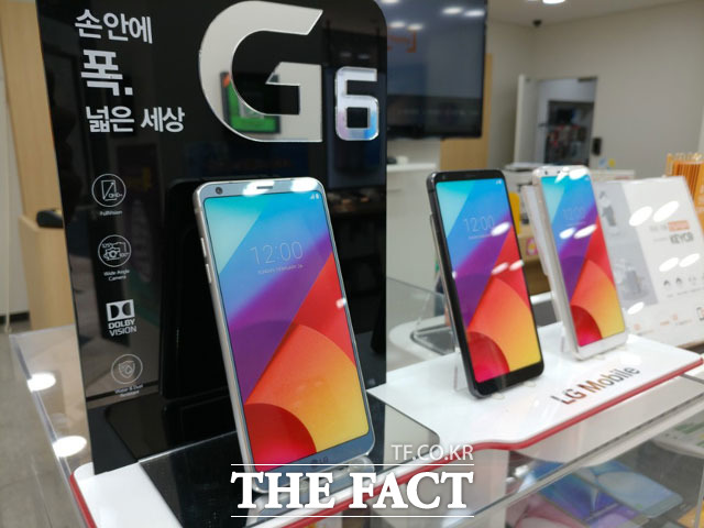 지난 3월 10일 출시된 LG전자 전략 스마트폰 G6가 17일 출시 100일을 맞는다. /이성락 기자