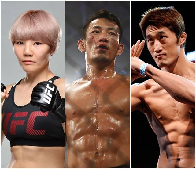 UFC 파이트 나이트111이 17일 싱가포르에서 열리고 있는 가운데 김지연, 곽관호는 각각 판정, TKO로 패했고, 김동현은 출격을 준비하고 있다. /UFC 홈페이지 캡처