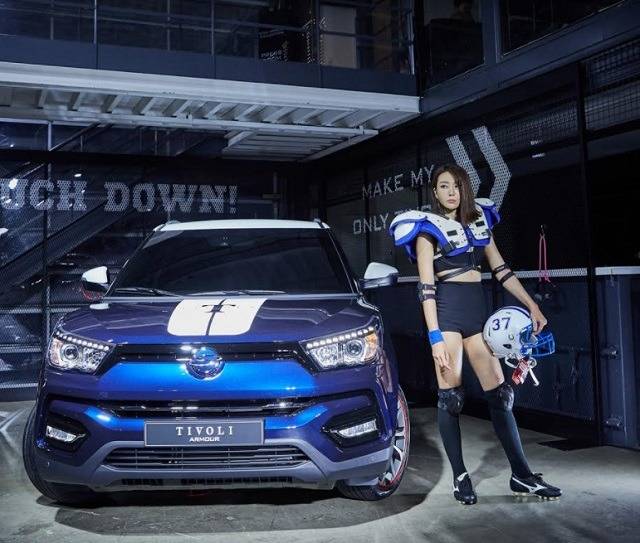 티볼리 아머는 전면부 디자인 혁신을 통해 SUV 본연의 단단하고 강인한 이미지를 극대화했다. /쌍용자동차 제공