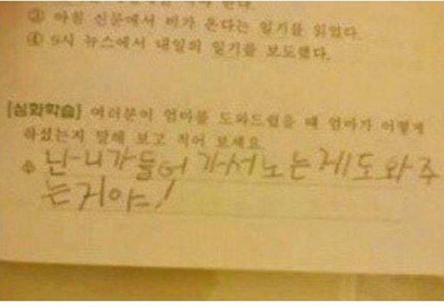 초등학생들의 기상천외한 오답이 누리꾼들의 웃음을 자아내고 있다. /SNS피드 캡처