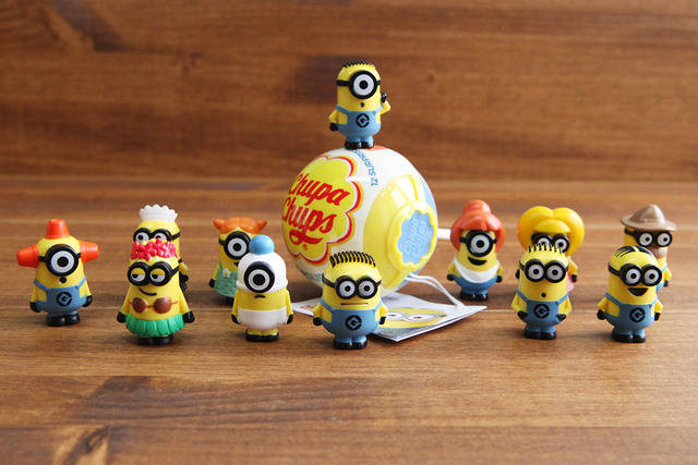농심은 미니언즈 피규어가 들어간 츄파춥스를 한정 출시한다고 26일 밝혔다. /농심 제공