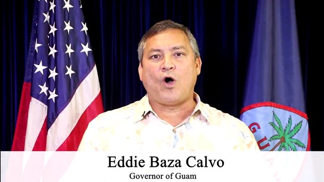 북한 괌 폭격, 칼보 괌 주지사 준비 태세를 논의하겠다 9일 북한이 괌 폭격 위협을 미국에 한 가운데 에디 칼보 괌 주주지사가 단호한 준비태세 의지를 밝혔다. /괌 주정부 유튜브 캡처