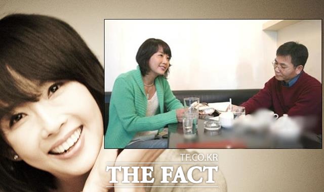 최진실은 드라마 장밋빛 인생에서 억척 주부 역을 연기하며 재기에 성공한뒤 내생애 마지막 스캔들을 통해 국민 배우의 건재함을 확인시켰다. 사진은 장밋빗 인생 종영후 필자와 인터뷰 장면. /더팩트 DB, 스포츠조선 제공