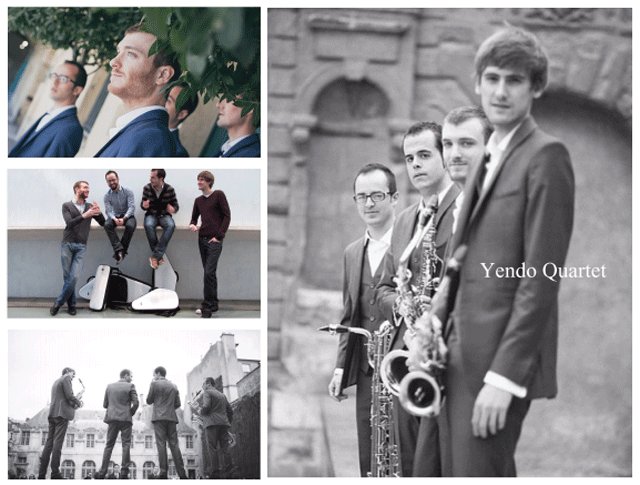 옌도 콰르텟은 파리국립음악원을 졸업한 4명의 젊은 색소포니스트로 구성됐다.