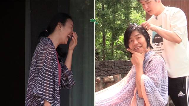 가수 이상순이 새로운 헤어스타일을 공개한다. 이효리는 효리네 민박을 방문한 새로운 손님이 미용사를 직업으로 하자 즉석에서 이상순의 머리를 잘라달라고 부탁했다. /JTBC 제공