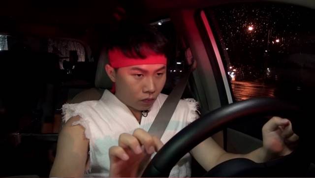 나는 스트리트 파이터! 개그맨 양세형이 MBC 무한도전에서 스트리트 파이터 캐릭터로 변신, 연예계 게임 고수들을 찾아 다닌다. /MBC 제공