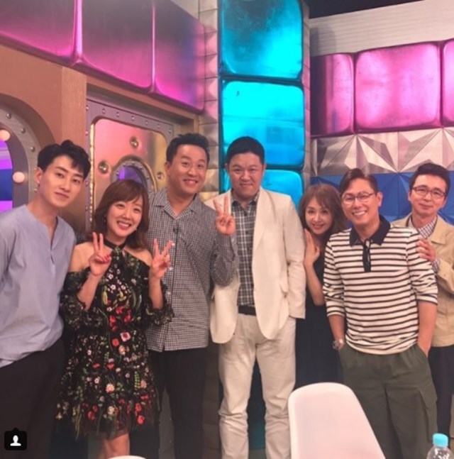 서민정이 25일 MBC 라디오 스타 촬영 현장을 공개했다./서민정 인스타그램 캡처