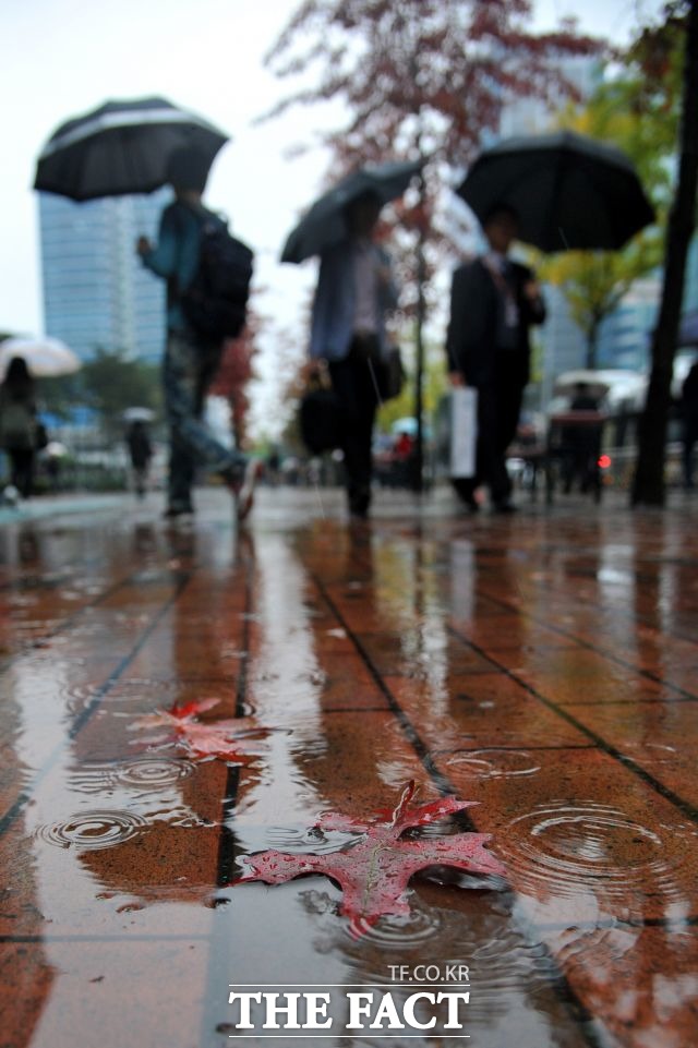 기상청은 10일 전국이 차차 흐려져 밤부터 서해안과 제주도부터 가을비가 내릴 것이라고 예보했다. /더팩트DB