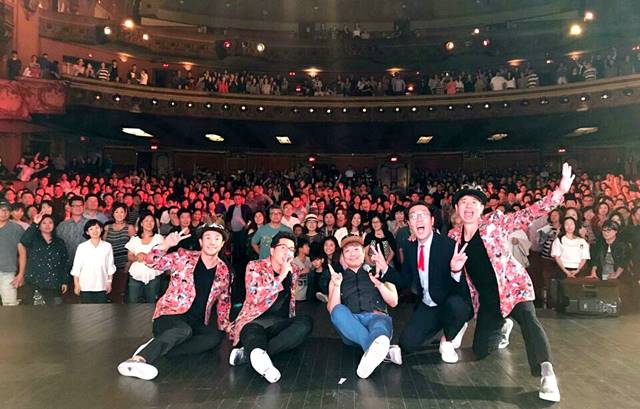 윤형빈프로젝트가 론칭한 쇼그맨 팀이 미국 뉴욕에 이어 LA 공연까지 성황리에 마치며 코미디 한류의 씨앗을 뿌렸다. /윤소그룹 제공