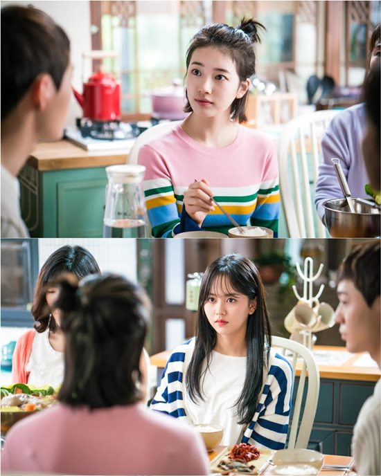 당신이 잠든 사이에 스틸. 5일 방송되는 SBS 수목드라마 당신이 잠든 사이에에서는 배우 수지와 김소현(아래)의 말다툼 장면이 그려진다. /iHQ 제공