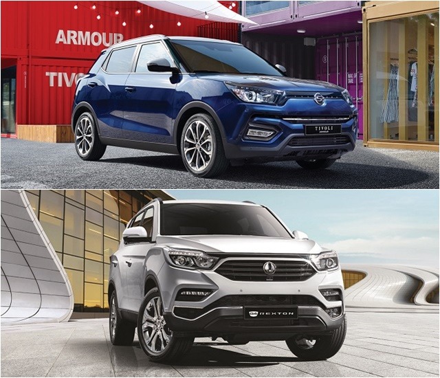 쌍용자동차는 지난달 내수 시장에서 티볼리와 G4렉스턴으로만 6736대의 판매량을 기록했다. /쌍용자동차 제공