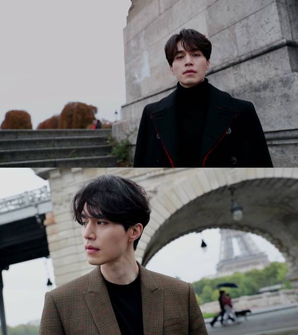 배우 이동욱이 한국을 대표해 프랑스 파리에서 진행된 지방시 컬렉션에 참석했다. /지방시 제공