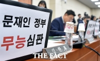  [TF현장] 與野, 국감 '피켓 항의' 공방…한국당 