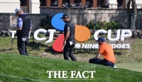 [TF포토] 순항 중인 국내 최초 PGA 투어 'CJ컵 나인브릿지'