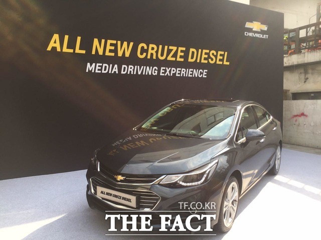 한국지엠은 올 뉴 크루즈 디젤의 월 목표 판매량을 1000대로 설정했다. /이성로 기자