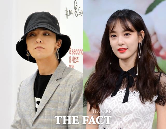빅뱅 지드래곤과 애프터스쿨 출신 연기자 이주연이 열애설에 휩싸였지만 친구 사이라며 부인했다. /더팩트 DB
