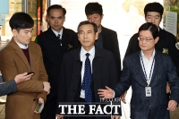 [TF포토] 임관빈 전 국방부 정책실장, '굳게 닫은 입'