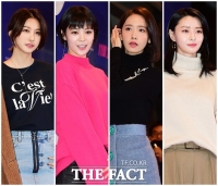 [TF포토] '예쁜애 옆에 예쁜애'…유인영-리지-윤아-나라, '미모 월드컵'