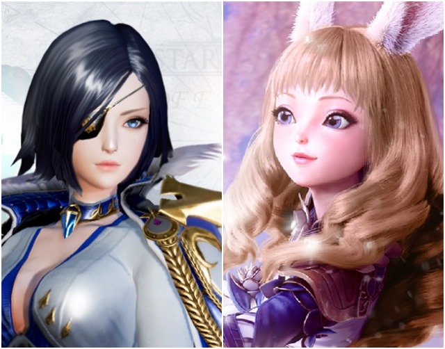 올겨울 새로운 모바일게임 대전이 펼쳐진다. 사진 왼쪽부터 넥슨 오버히트 캐릭터 스카디, 넷마블게임즈 테라M 캐릭터 엘린 /공식 홈페이지 캡처